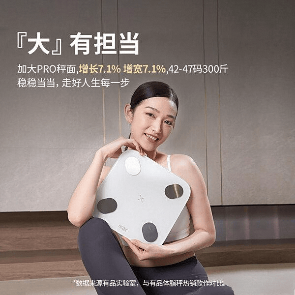 榜助你精准掌控身体数据美的、PICOOC、云麦等10款秤横评！pg电子网站2025年体脂称买哪个品牌好？十大品牌体脂称排行(图4)